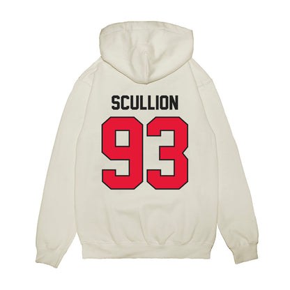 Rutgers - NCAA Football : Jack Scullion - Vintage Helmet Premium Hooded Sweatshirt-1