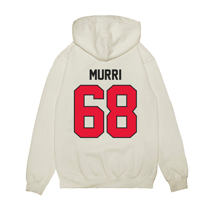Rutgers - NCAA Football : Matthew Murri - Vintage Helmet Premium Hooded Sweatshirt-1