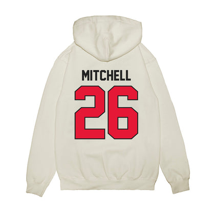 Rutgers - NCAA Football : Terrell Mitchell - Vintage Helmet Premium Hooded Sweatshirt-1