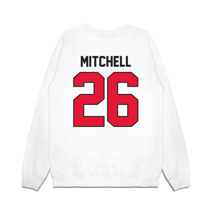 Rutgers - NCAA Football : Terrell Mitchell - Vintage Helmet Premium Crewneck Sweatshirt-1