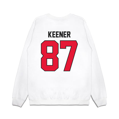 Rutgers - NCAA Football : Montgomery Keener - Vintage Helmet Premium Crewneck Sweatshirt-1