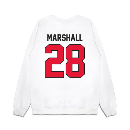 Rutgers - NCAA Football : Cannon Marshall - Vintage Helmet Premium Crewneck Sweatshirt-1