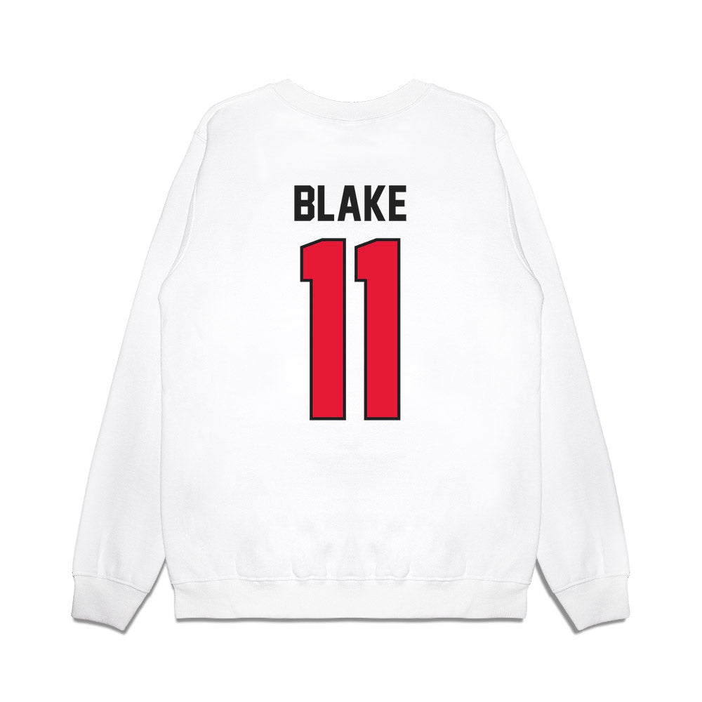 Rutgers - NCAA Football : Logan Blake - Vintage Helmet Premium Crewneck Sweatshirt-1