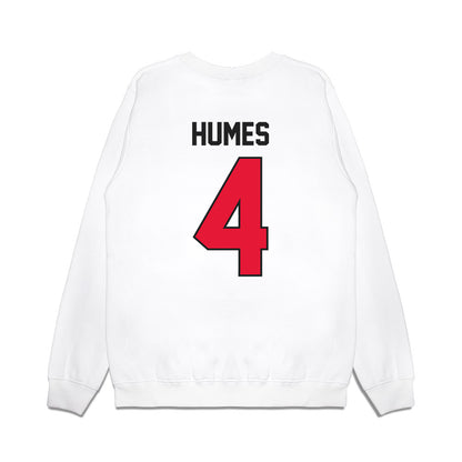Rutgers - NCAA Football : Kevyn Humes - Vintage Helmet Premium Crewneck Sweatshirt-1