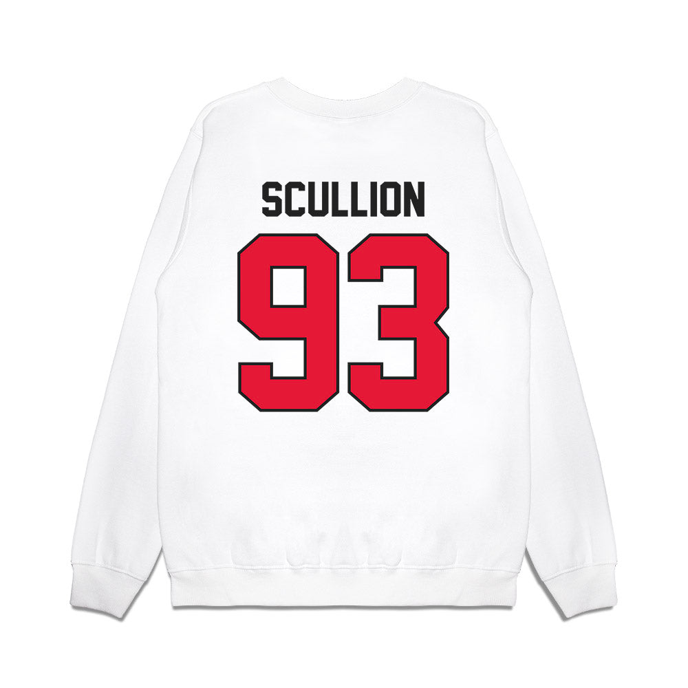 Rutgers - NCAA Football : Jack Scullion - Vintage Helmet Premium Crewneck Sweatshirt-1