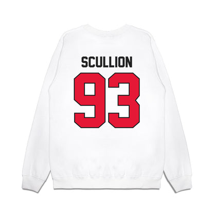 Rutgers - NCAA Football : Jack Scullion - Vintage Helmet Premium Crewneck Sweatshirt-1
