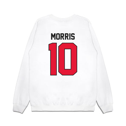 Rutgers - NCAA Football : Ty Morris - Vintage Helmet Premium Crewneck Sweatshirt-1