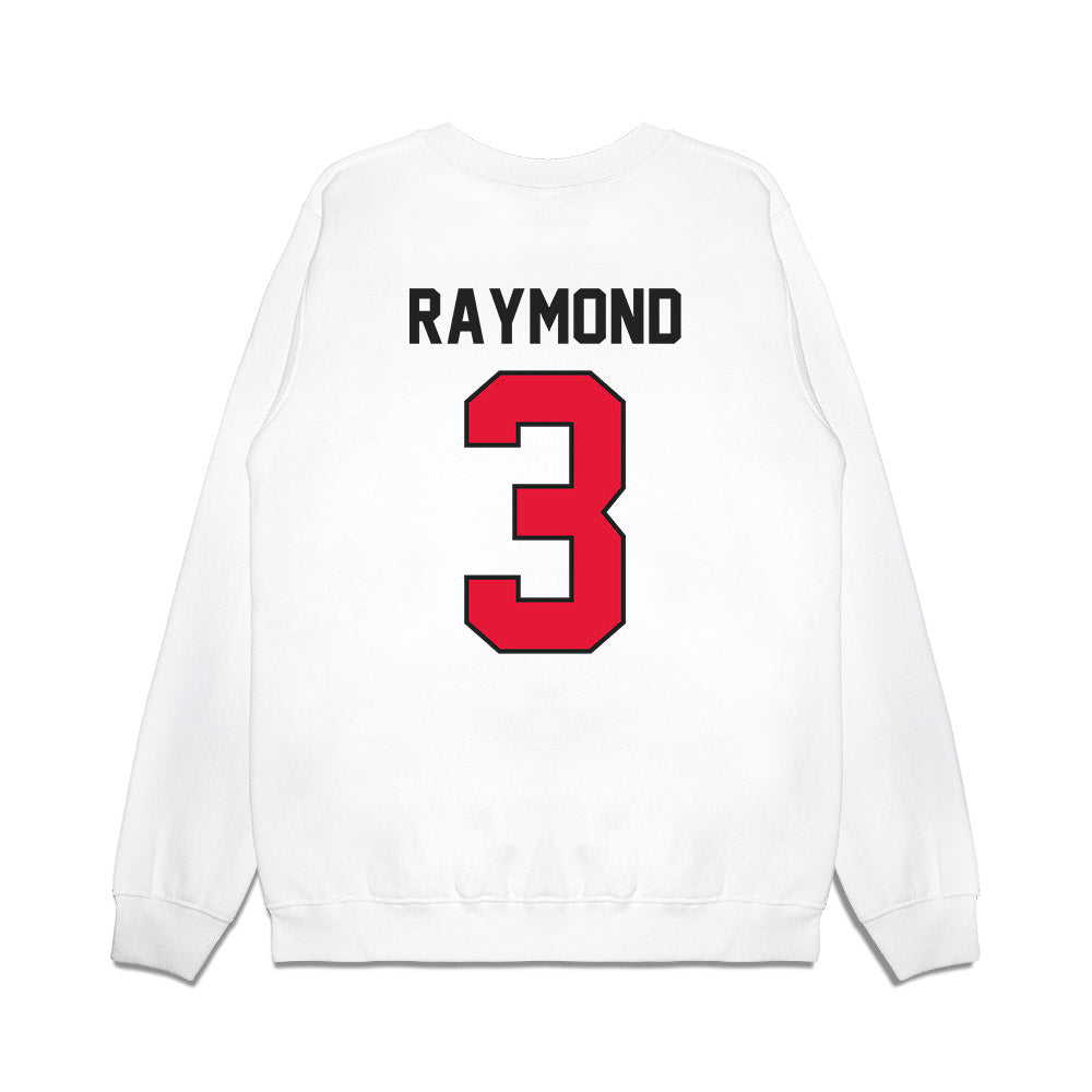 Rutgers - NCAA Football : Antwan Raymond - Vintage Helmet Premium Crewneck Sweatshirt-1