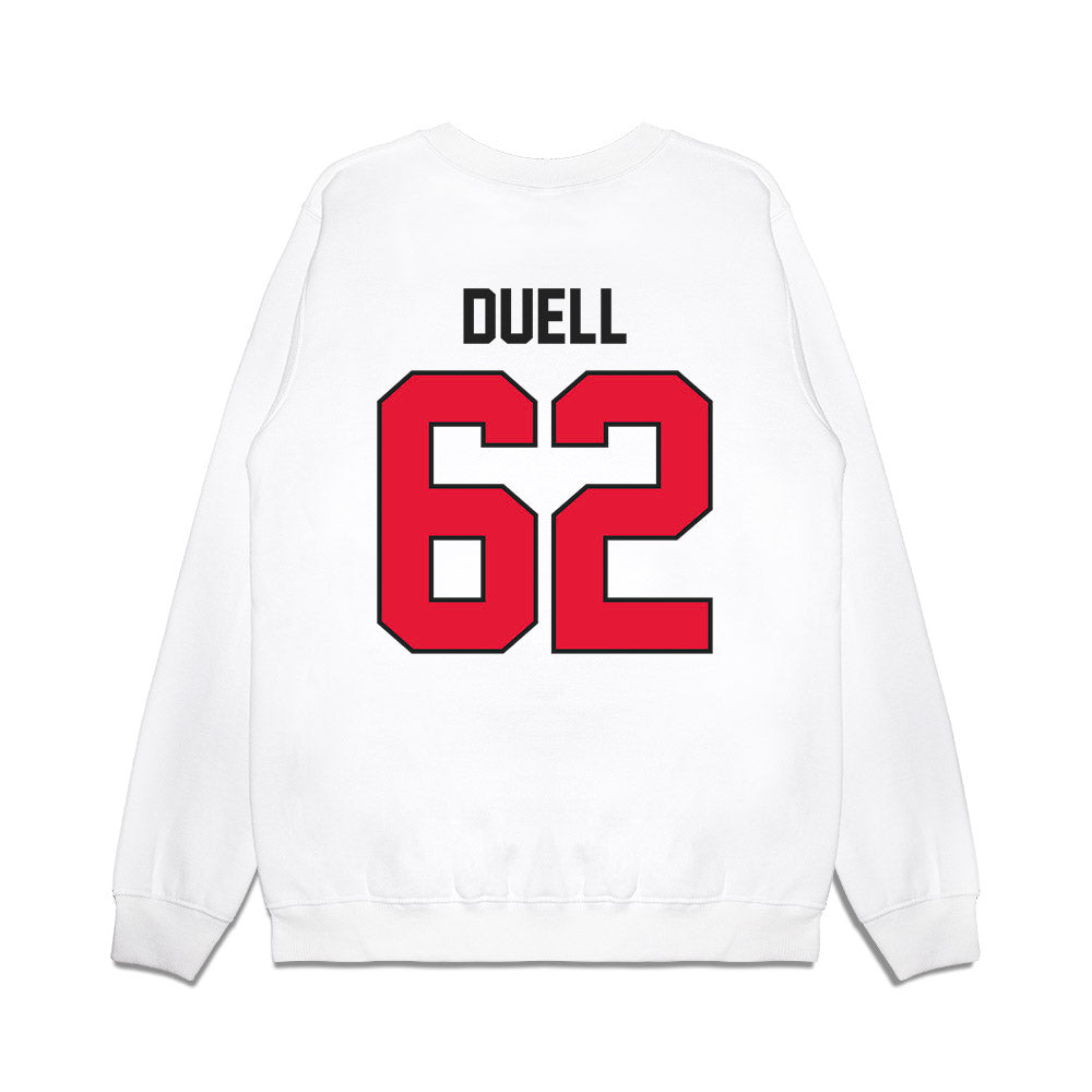 Rutgers - NCAA Football : Tyler Duell - Vintage Helmet Premium Crewneck Sweatshirt-1