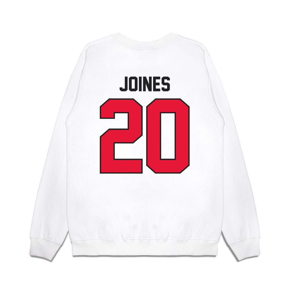 Rutgers - NCAA Football : Chris Joines - Vintage Helmet Premium Crewneck Sweatshirt-1