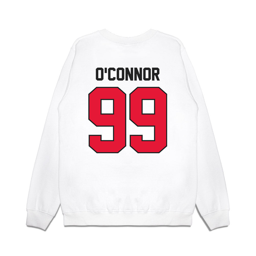Rutgers - NCAA Football : Michael O'Connor - Vintage Helmet Premium Crewneck Sweatshirt-1