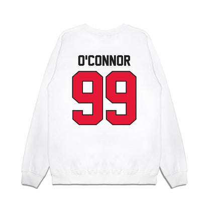 Rutgers - NCAA Football : Michael O'Connor - Vintage Helmet Premium Crewneck Sweatshirt-1