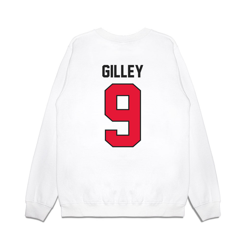 Rutgers - NCAA Football : Dahkari Gilley - Vintage Helmet Premium Crewneck Sweatshirt-1