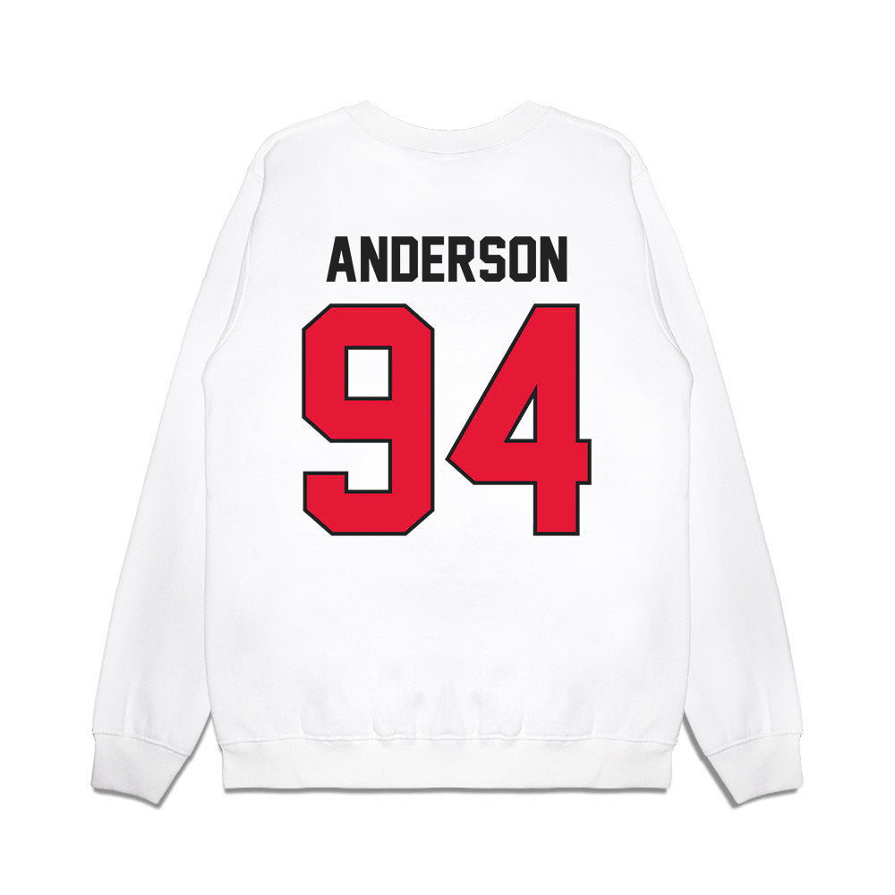 Rutgers - NCAA Football : Jakob Anderson - Vintage Helmet Premium Crewneck Sweatshirt-1