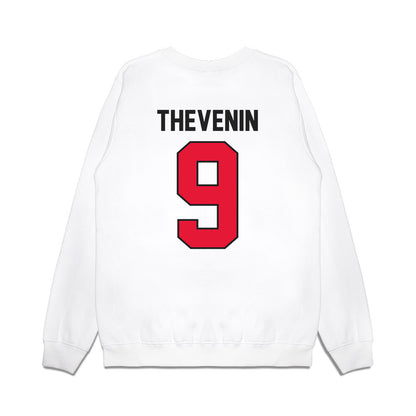 Rutgers - NCAA Football : Clay Thevenin - Vintage Helmet Premium Crewneck Sweatshirt-1