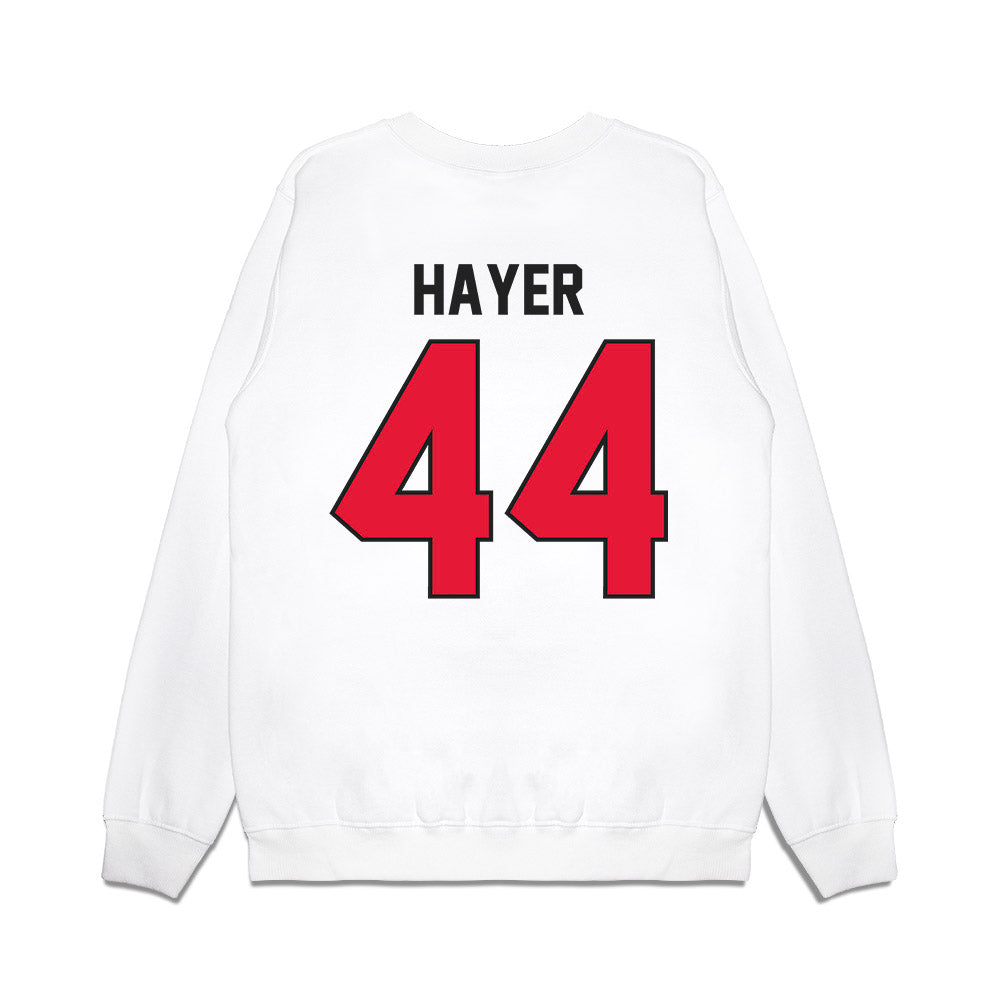 Rutgers - NCAA Football : Tariq Hayer - Vintage Helmet Premium Crewneck Sweatshirt-1