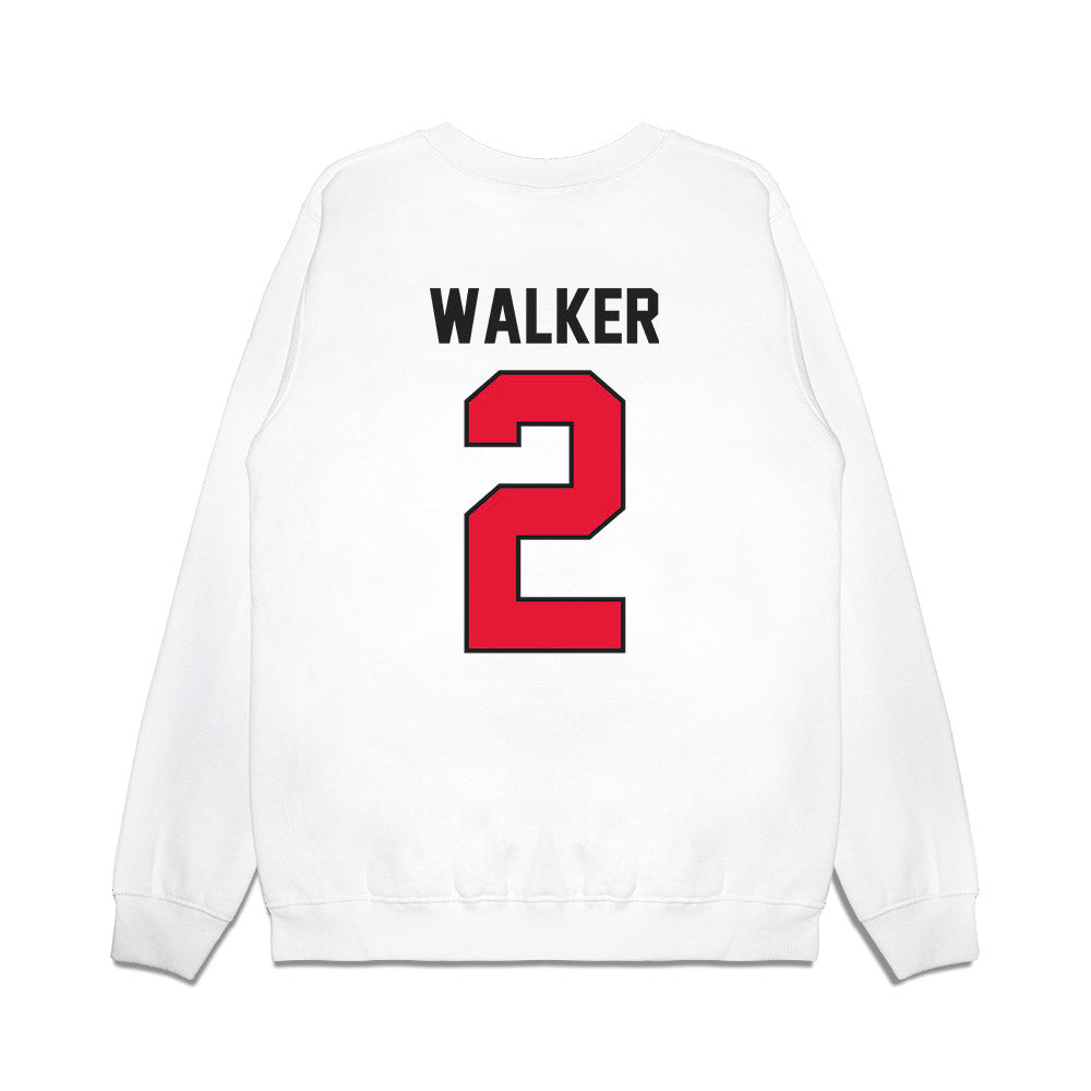 Rutgers - NCAA Football : Moses Walker - Vintage Helmet Premium Crewneck Sweatshirt-1
