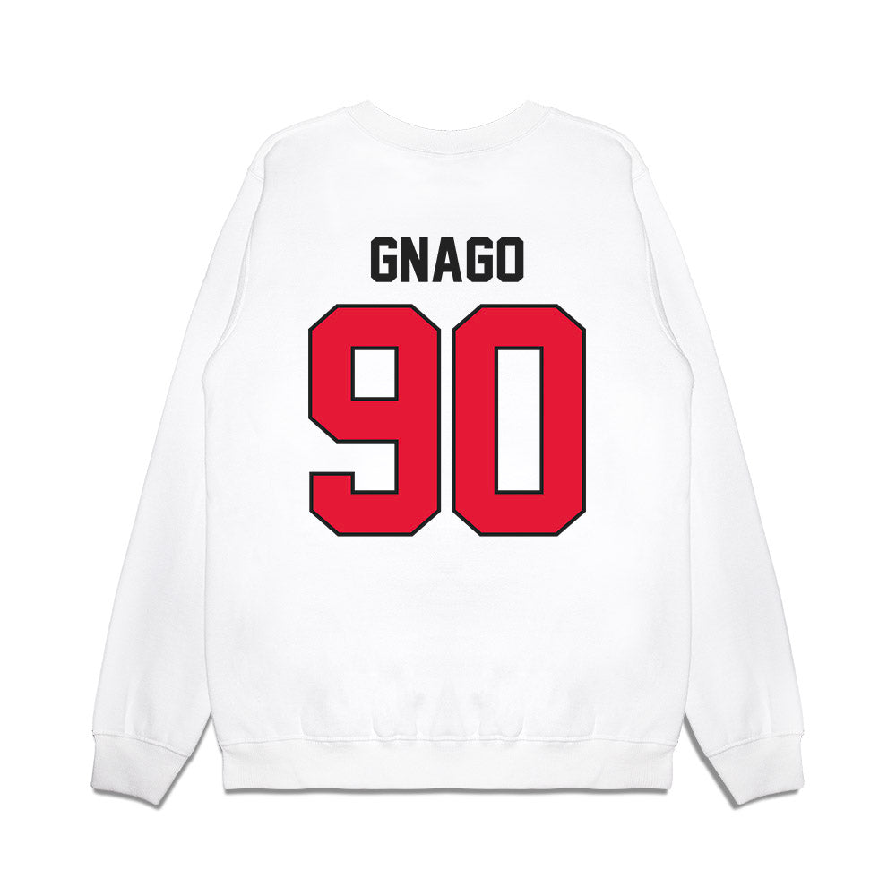 Rutgers - NCAA Football : Farell Gnago - Vintage Helmet Premium Crewneck Sweatshirt-1