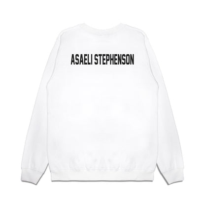 Rutgers - NCAA Football : Ian Asaeli Stephenson - Vintage Helmet Premium Crewneck Sweatshirt-1