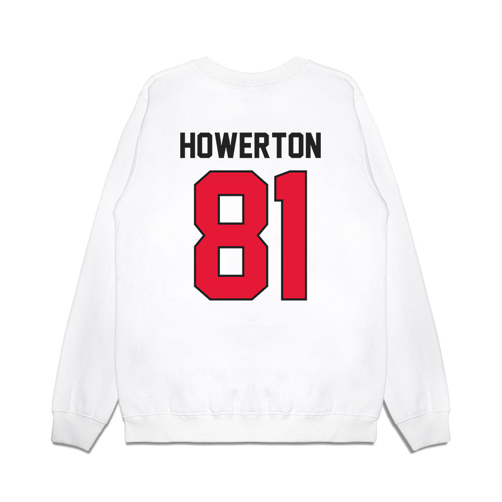 Rutgers - NCAA Football : DJ Howerton - Vintage Helmet Premium Crewneck Sweatshirt-1