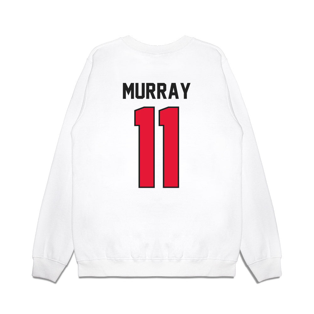 Rutgers - NCAA Football : Steven Murray - Vintage Helmet Premium Crewneck Sweatshirt-1