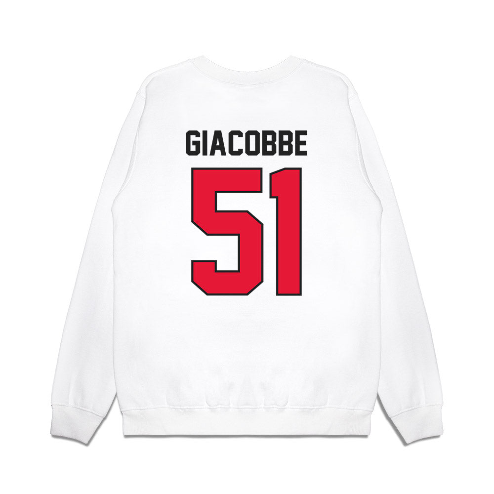 Rutgers - NCAA Football : Raymond Giacobbe - Vintage Helmet Premium Crewneck Sweatshirt-1