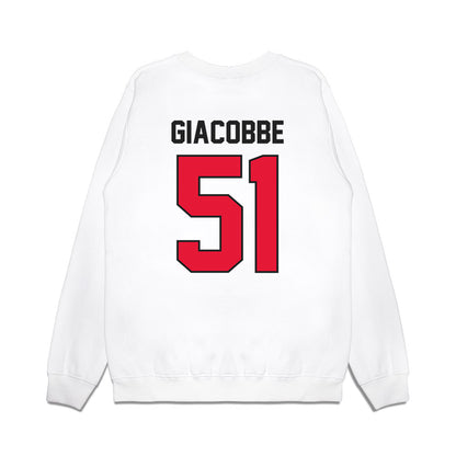 Rutgers - NCAA Football : Raymond Giacobbe - Vintage Helmet Premium Crewneck Sweatshirt-1