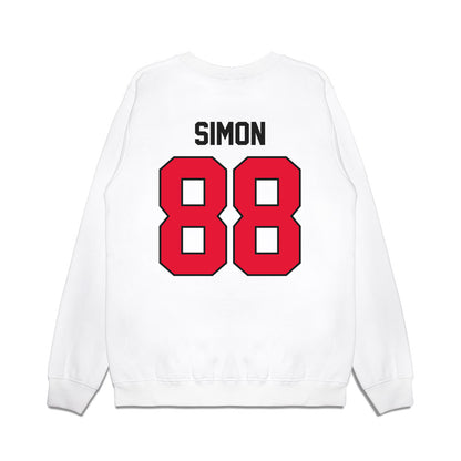 Rutgers - NCAA Football : Jyon Simon - Vintage Helmet Premium Crewneck Sweatshirt-1