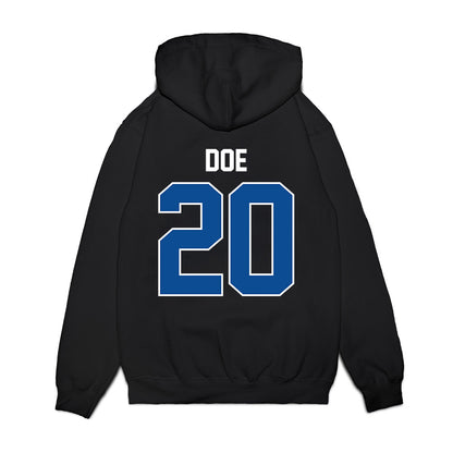 BYU - NCAA Football : Kevin Doe - Vintage Helmet Premium Hooded Sweatshirt-1