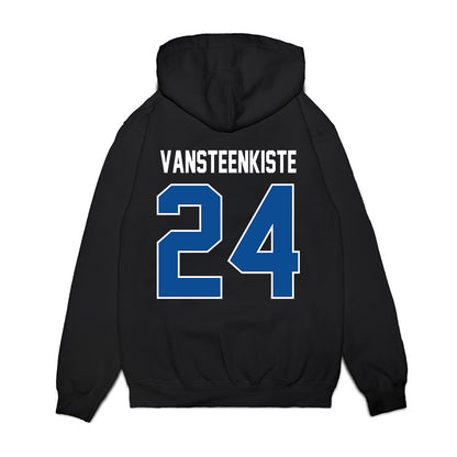 BYU - NCAA Football : Payton VanSteenkiste - Vintage Helmet Premium Hooded Sweatshirt-1