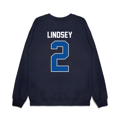 BYU - NCAA Football : Braxton Lindsey - Vintage Helmet Premium Crewneck Sweatshirt-1