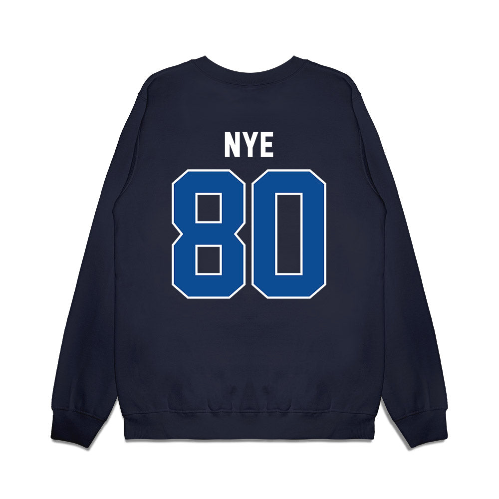 BYU - NCAA Football : Jacob Nye - Vintage Helmet Premium Crewneck Sweatshirt-1