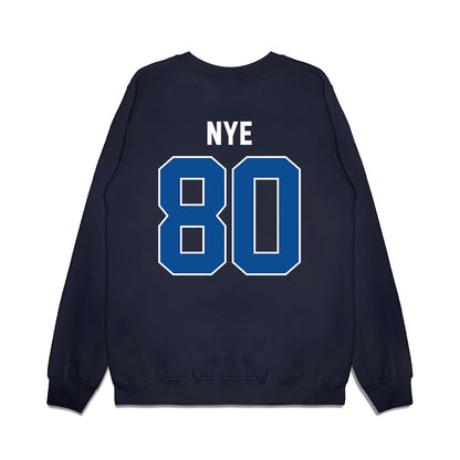 BYU - NCAA Football : Jacob Nye - Vintage Helmet Premium Crewneck Sweatshirt-1