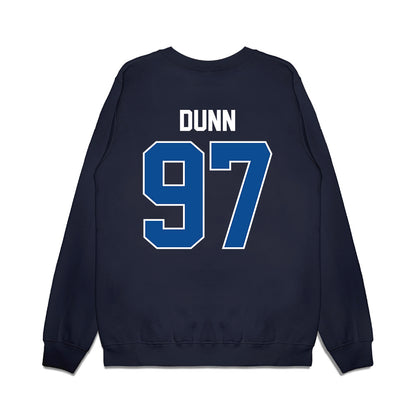BYU - NCAA Football : Matthias Dunn - Vintage Helmet Premium Crewneck Sweatshirt-1