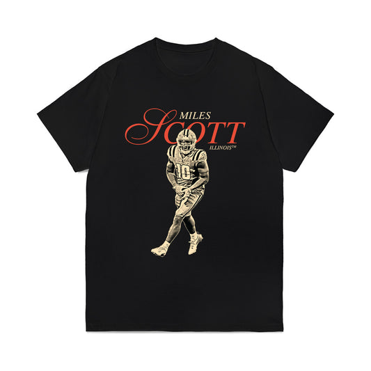 Illinois - NCAA Football : Miles Scott - Legacy Comfort Colors T-Shirt-0