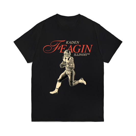 Illinois - NCAA Football : Kaden Feagin - Legacy Comfort Colors T-Shirt-0