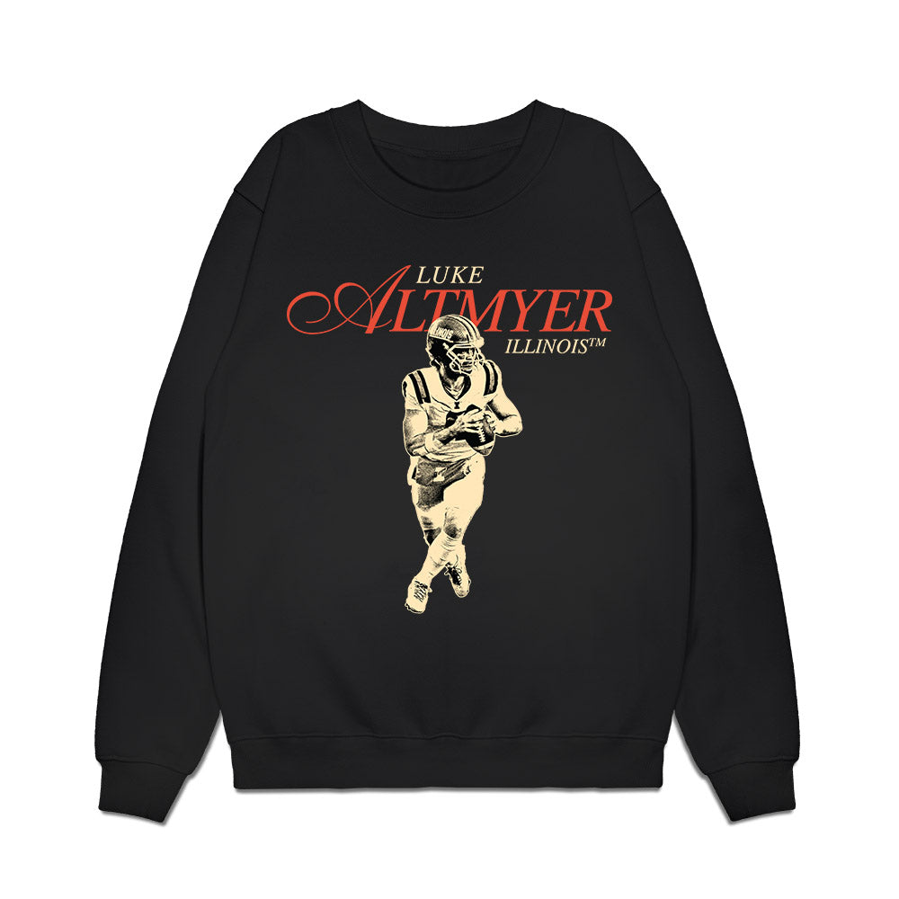 Illinois - NCAA Football : - Legacy Premium Crewneck Sweatshirt-0