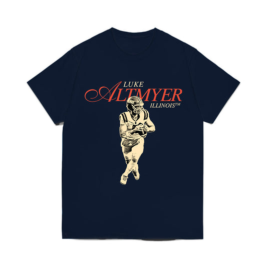 Illinois - NCAA Football : - Legacy Comfort Colors T-Shirt-0