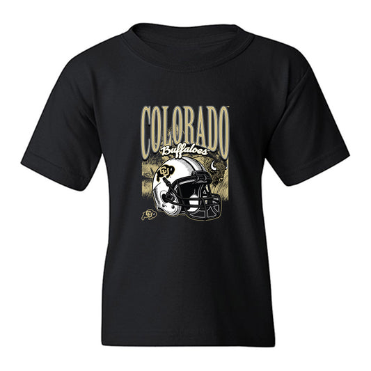 Colorado - NCAA Football : Elliott Arnold - Vintage Helmet Youth T-Shirt-0