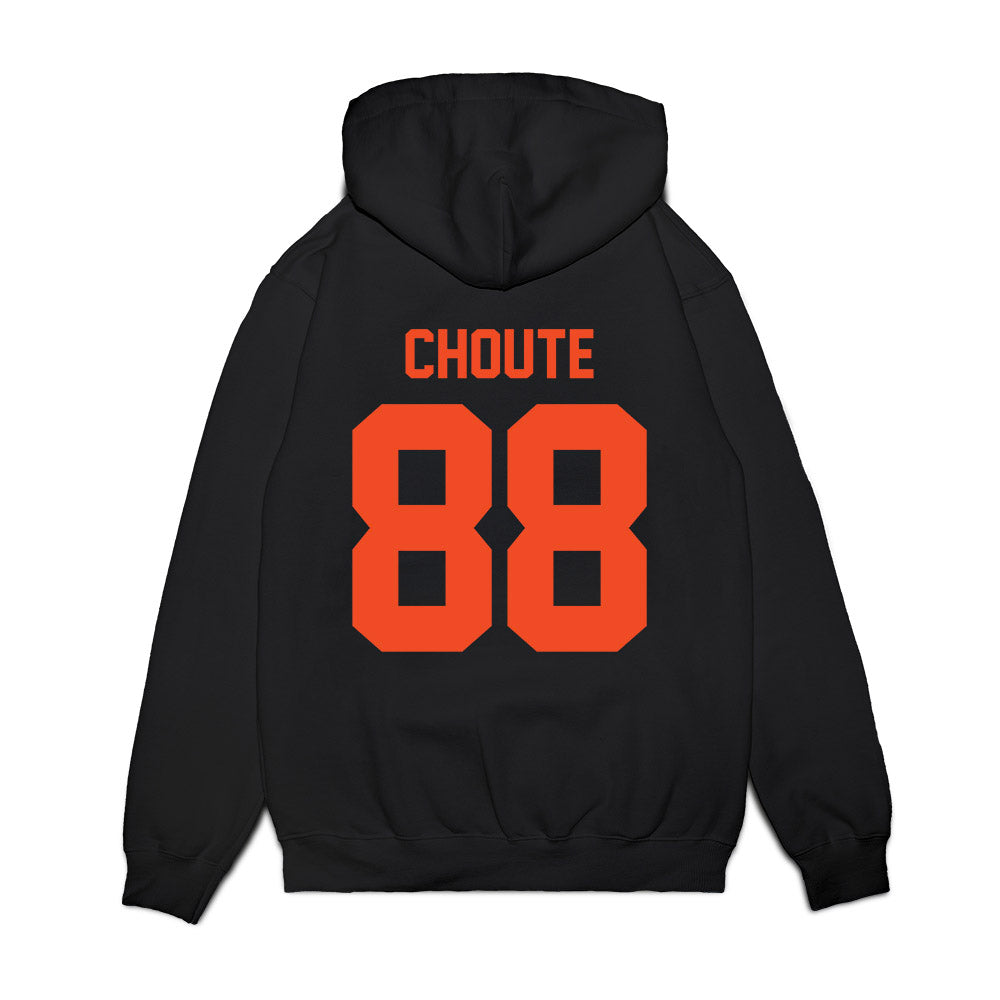 Virginia - NCAA Football : Kervins Choute - Vintage Helmet Premium Hooded Sweatshirt-1