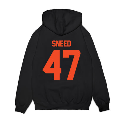 Virginia - NCAA Football : Gabe Sneed - Vintage Helmet Premium Hooded Sweatshirt-1