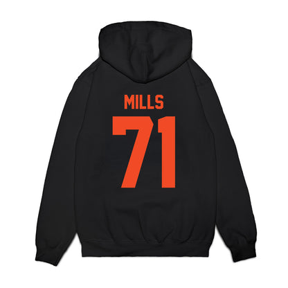 Virginia - NCAA Football : Monroe Mills - Vintage Helmet Premium Hooded Sweatshirt-1