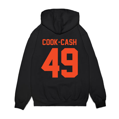 Virginia - NCAA Football : Cayden Cook-Cash - Vintage Helmet Premium Hooded Sweatshirt-1