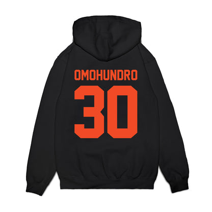 Virginia - NCAA Football : Henry Omohundro - Vintage Helmet Premium Hooded Sweatshirt-1