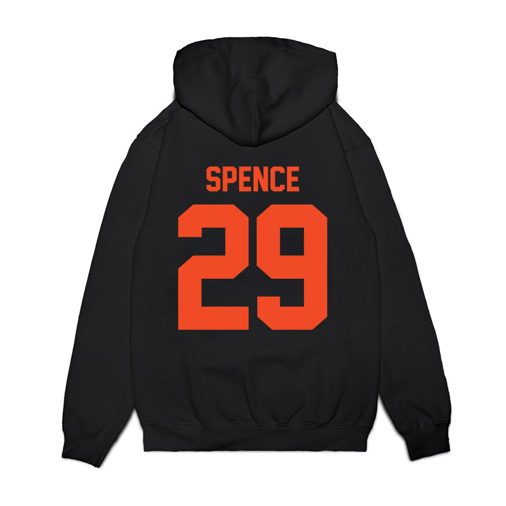 Virginia - NCAA Football : Chris Spence - Vintage Helmet Premium Hooded Sweatshirt-1