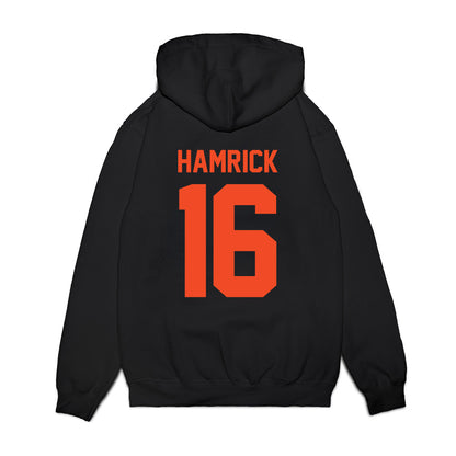 Virginia - NCAA Football : Ely Hamrick - Vintage Helmet Premium Hooded Sweatshirt-1