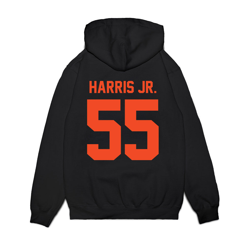 Virginia - NCAA Football : Jim Harris Jr. - Vintage Helmet Premium Hooded Sweatshirt-1