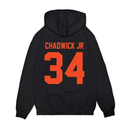 Virginia - NCAA Football : Kevin Chadwick Jr - Vintage Helmet Premium Hooded Sweatshirt-1