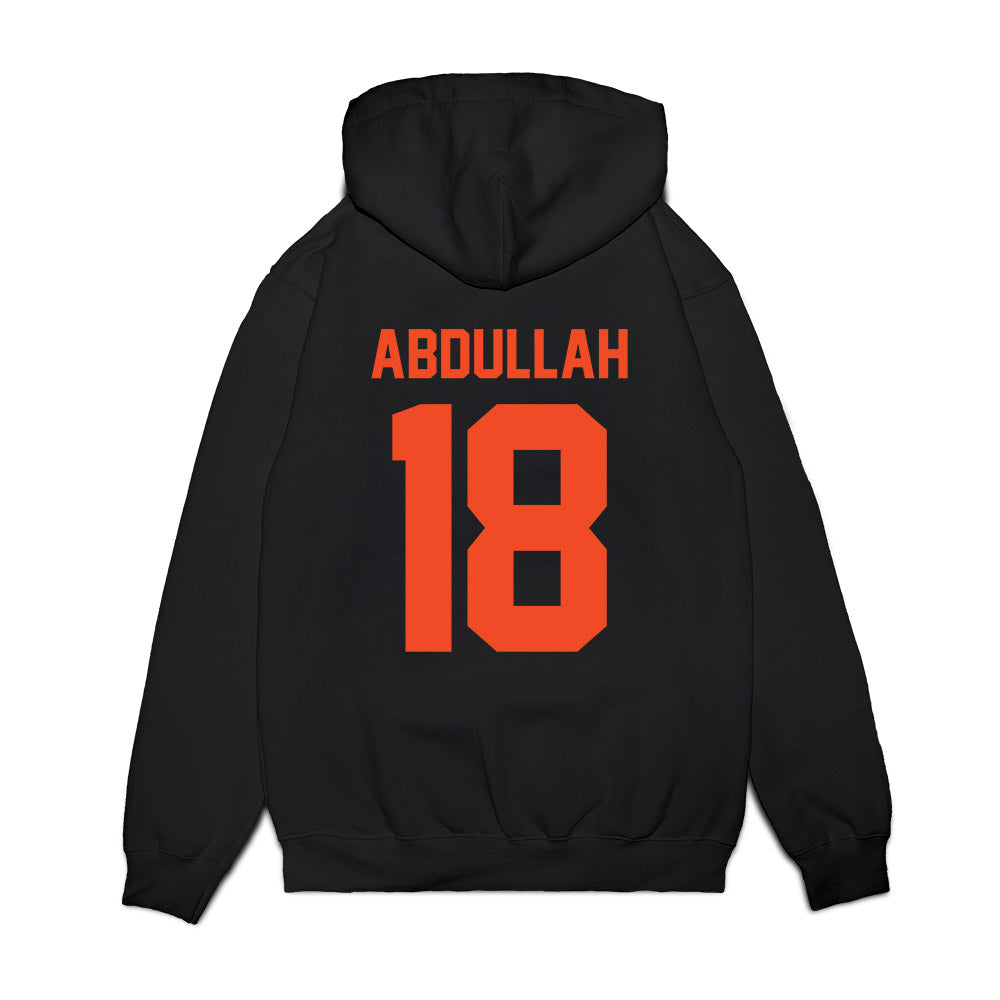 Virginia - NCAA Football : Josiah Abdullah - Vintage Helmet Premium Hooded Sweatshirt-1