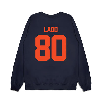 Virginia - NCAA Football : Trevor Ladd - Vintage Helmet Premium Crewneck Sweatshirt-1